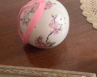 Andre Richard Porcelain Cherry Blossom Pomander