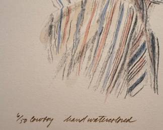 Charles Bekendorph Limited Edition Print, Cowboy