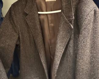 Sunset Ridge Brown Herringbone Tweed Blazer