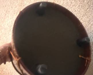 Vintage "The Old Drum Shop" American Eagle Drum Wastebasket/Ice Bucket