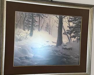 Dalhart Windberg Winter Landscape Print