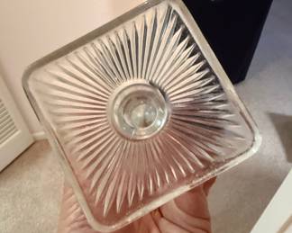 Vintage Imperial Glass Cape Cod Square-Footed Goblets