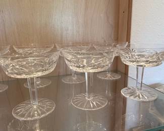 Vintage Waterford Crystal Ashling Champagne Coupes