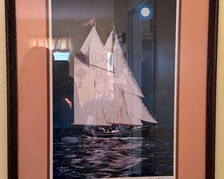 Brad Thompson 'Midnight Sail' Limited Edition Print