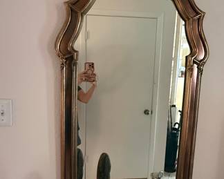 Vintage LaBarge Hollywood Regency Gilt Wood Wall Mirror