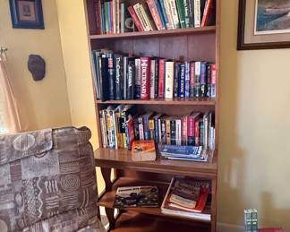 Traditional Pine Open-Shelf Bookcase