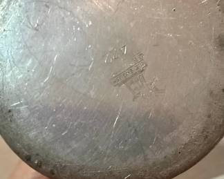 Old English Aluminum Vase