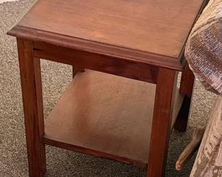 Mid-Century Modern Style Tiered Side Table