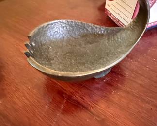 Pal Bell Cast Bronze Whale Ashtray/Candy Dish