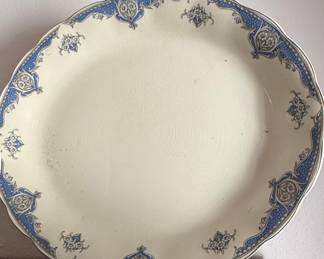 W.H. Grindley & Co. "Creampetal" Earthenware Oval Serving Platter