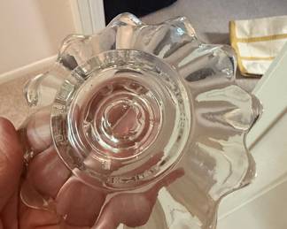 Fostoria Colony Clear Glass Candle Holder