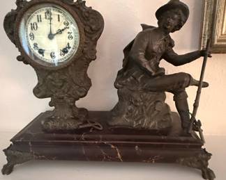 Ansonia "Don Caesar" Figural Mantel Clock
