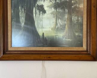 Dalhart Windberg "Cypress Mist" Illuminated Wall Art