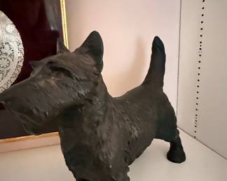 Vintage Hubley Cast Iron Scottish Terrier Doorstop