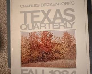 Charles Beckendorf's Texas Quarterly Fall 1984
