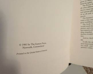 The Easton Press The Royal Wedding Photograph Album
