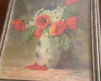 M. Streckenbach Poppies Still Life Print Box