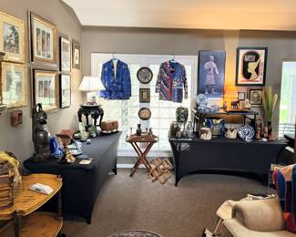 Asian decor, art and clothing