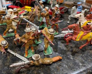 Vintage 1930's Manoil Barclay Lead WWI Soldiers