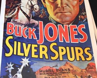 Vintage Universal Movies Buck Jones Poster