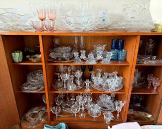 Fostoria Crystal, Tiffin, Heisey, Murano