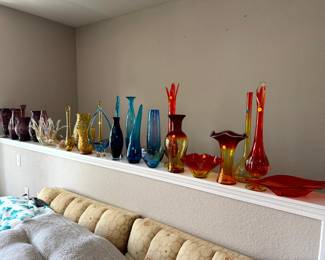 Vintage Art Glass, Blenko, Murano, Viking, LE Smith, Chalet
