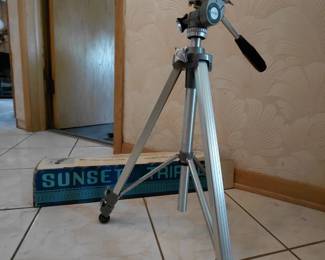 Camera tripod with original box