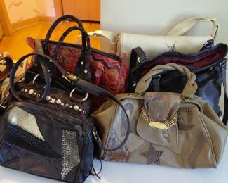 Collection of vintage handbags