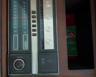 RCA Victor New Vista control panel - AM/FM, phono and tape