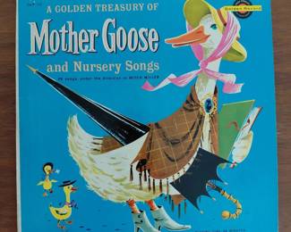 Mother Goose and Nursery Songs childrens vinyl LP record