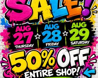 50 off flyer