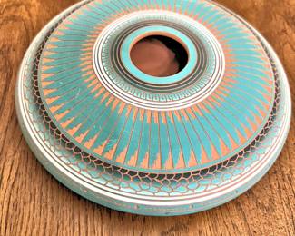 Signed Susie Charlie Navajo seed pot pottery