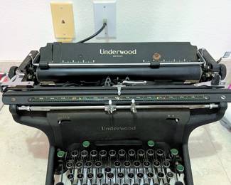 Antique Underwood typewriter