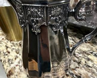 Gorham Silverplated Teapot Server YC second image