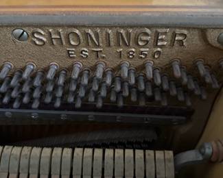 Vintage Spinet Piano with Bench third image