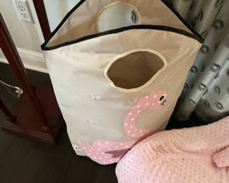 Sprouts Flamingo Laundry Hamper