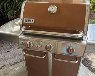 Weber Genesis E Burner Propane Gas Grill in Copper