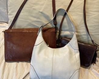 Leather handbags