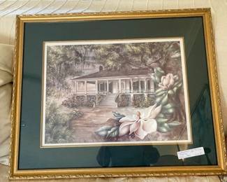 Donna Peters print "A Southern Lady's Legacy" Beauvoir