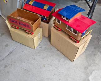 1970s House of Lloyd Santa Express all pieces in boxes