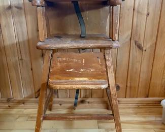 Wooden High Chair