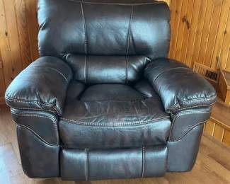 Electric Faux Leather Recliner