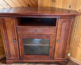 Corner Entertainment Cabinet
