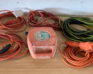 Various Extension Cords Drop Light