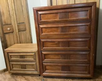 Chest of Drawers with Nightstand