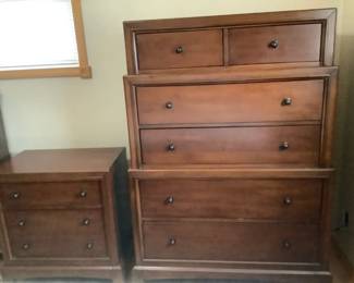 Broyhill Dresser with Matching Nightstand