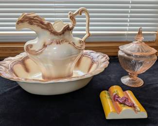 Arnel Victorian Style Pitcher and Basin More