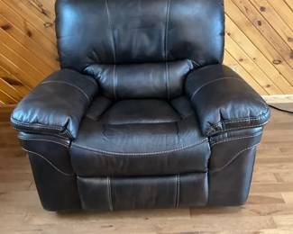 Electric Faux Leather Rocker Recliner