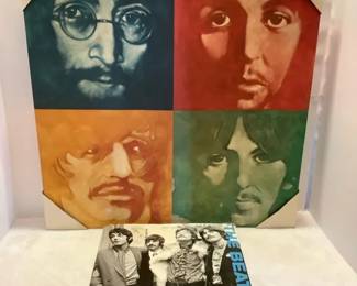 Beatles Book with Wall Hanging