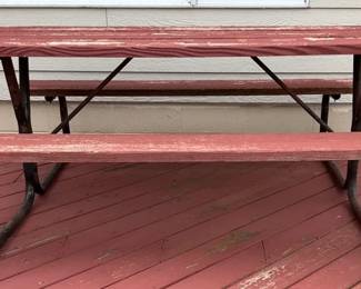Painted Picnic Table